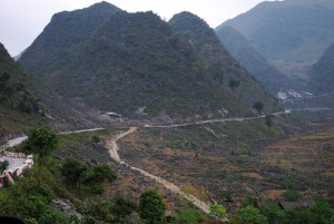route rocheuse de méo vac vietnam