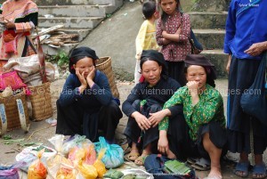 ethnies H'mongs marché  Xi Man  vietnam