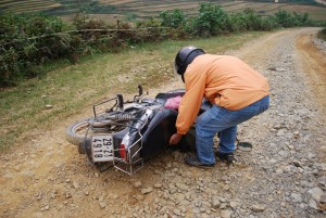 voyage  moto  route Bac Ha -  Xi Man 