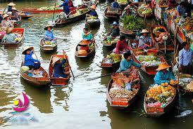 marche flottant Cai Be - delta Mékong