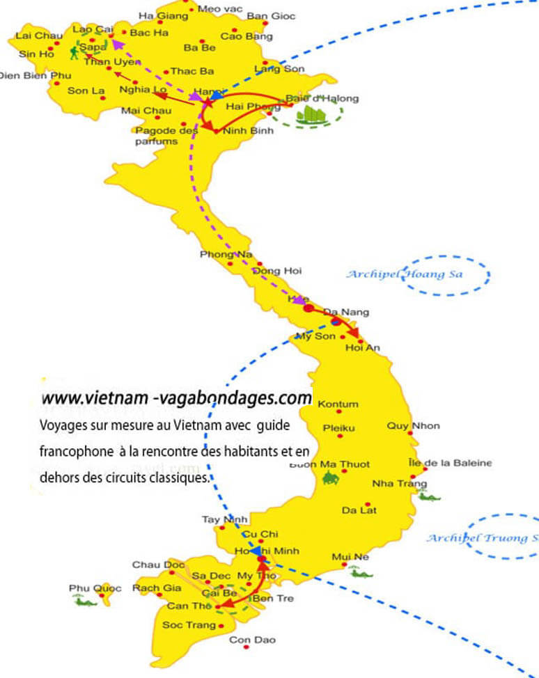 circuit 15 jours vietnam avec guide privé