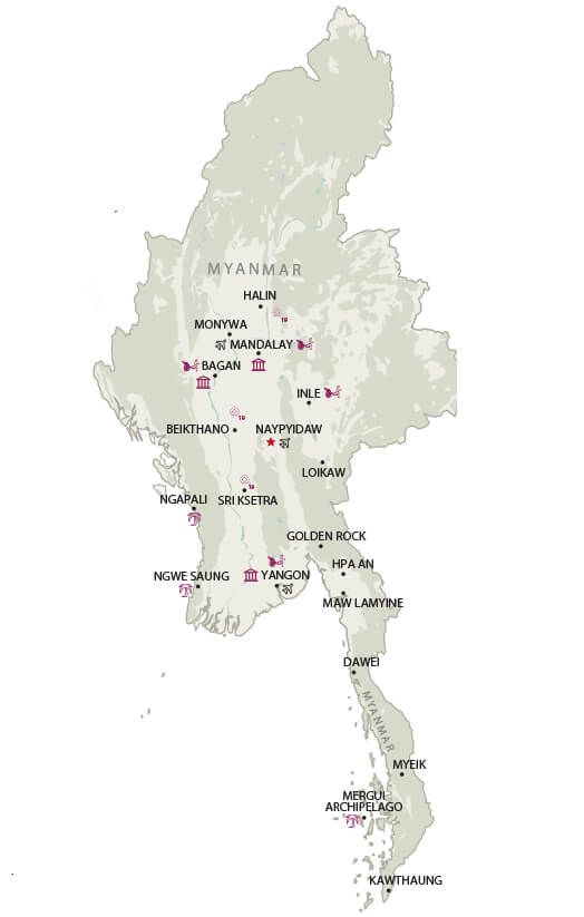 Birmanie Myanmar circuit privatif