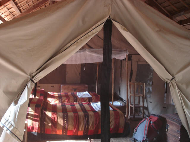 trek Laos Kamu Lodge dormir sous des tentes